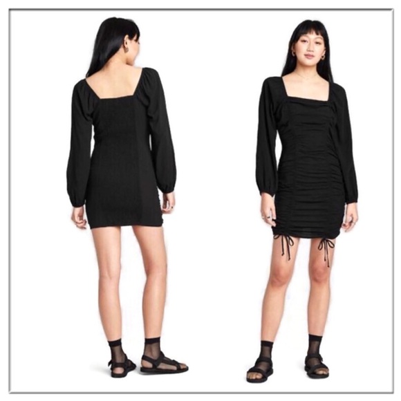 Bianca Puff Long Sleeve Double Ruched 